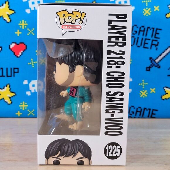 Funko PoP Television Squid Game Player 218: Cho Sang-Woo #1225 Vinyl + Protector - Picture 4 of 9